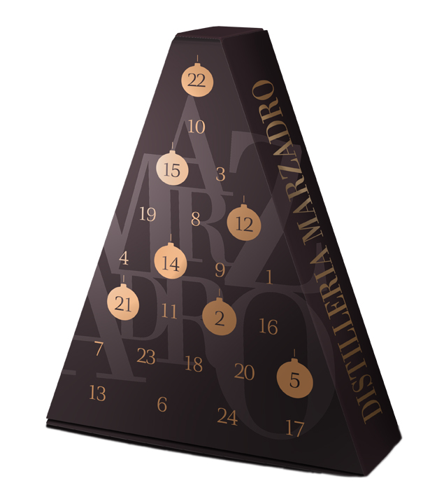 Marzadro Adventskalender 2023 (17 - 45 % vol, 1,4 Liter) von Distilleria Marzadro