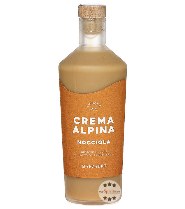Marzadro Crema Alpina Nocciola Haselnusslikör (17 % Vol., 0,7 Liter) von Distilleria Marzadro