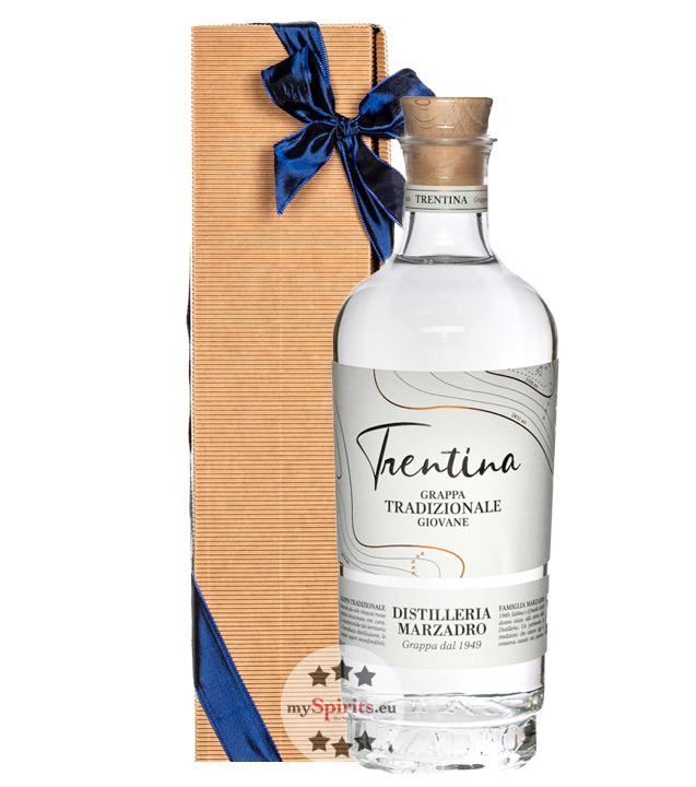 Marzadro Geschenk-Set La Trentina Tradizionale (41 % vol., 0,7 Liter) von Distilleria Marzadro