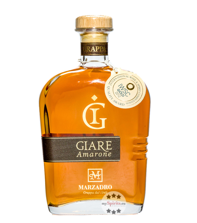 Marzadro Giare Grappa Affinata Amarone (41 % Vol., 0,7 Liter) von Distilleria Marzadro
