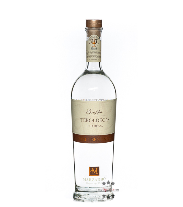 Marzadro Grappa Teroldego in Purezza (41 % Vol., 0,7 Liter) von Distilleria Marzadro