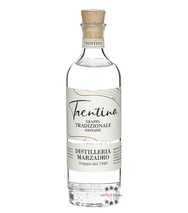 Marzadro La Trentina Tradizionale Grappa giovane 0,2 (41 % vol., 0,2 Liter) von Distilleria Marzadro