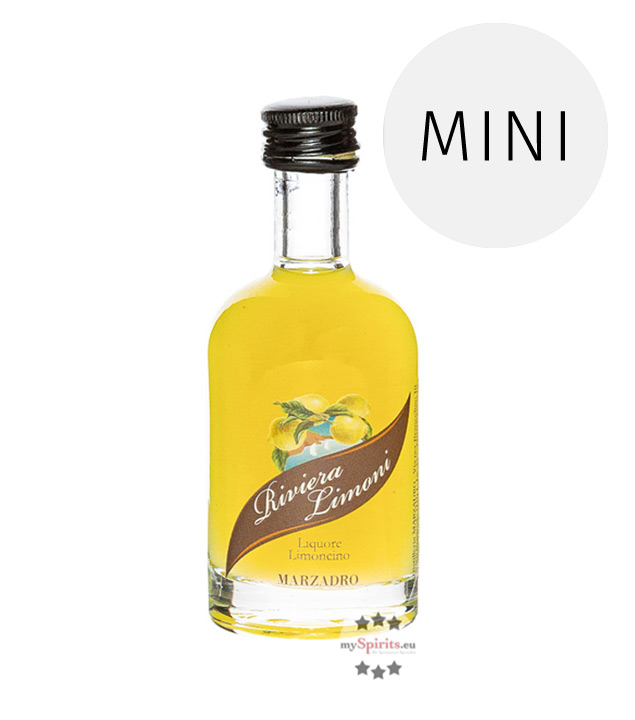 Marzadro Limoncino Zitronenlikör  (30 % Vol., 0,05 Liter) von Distilleria Marzadro