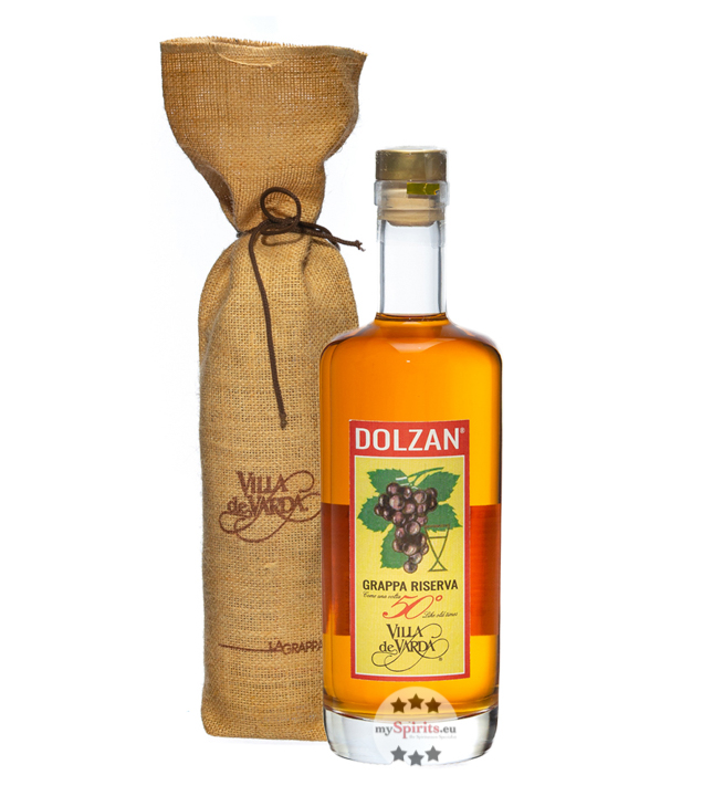 Villa de Varda Dolzan 50° Grappa Riserva (50 % Vol., 0,7 Liter) von Distilleria Villa de Varda