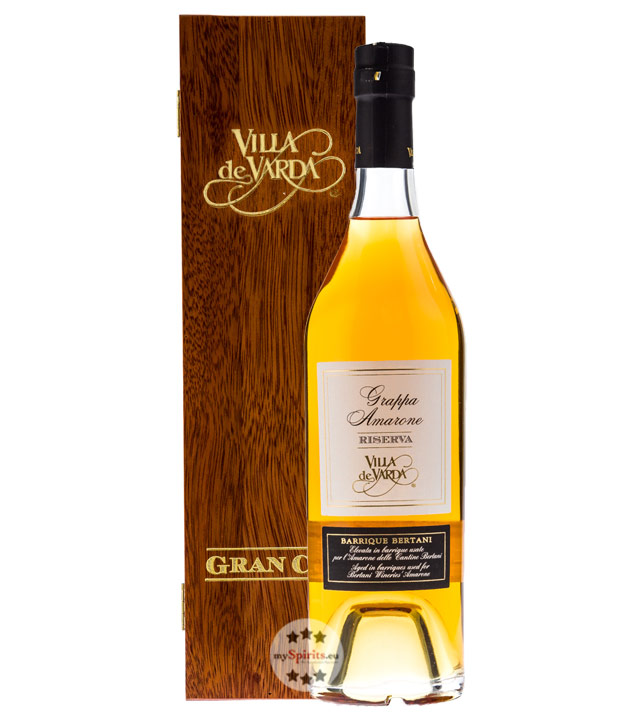 Villa de Varda Grappa Amarone Riserva Gran Cru (40 % vol., 0,7 Liter) von Distilleria Villa de Varda