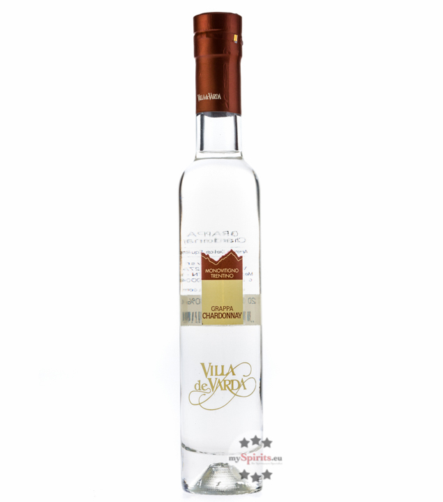 Villa de Varda Grappa Chardonnay Monovitigno  (40 % vol., 0,2 Liter) von Distilleria Villa de Varda