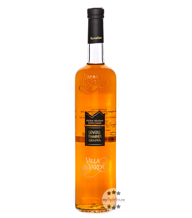 Villa de Varda Grappa Gewürztraminer Riserva (40 % Vol., 0,7 Liter) von Distilleria Villa de Varda