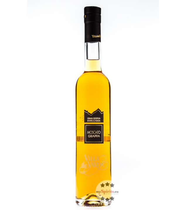 Villa de Varda Grappa Moscato Riserva Mezzolitro  (40 % vol., 0,5 Liter) von Distilleria Villa de Varda