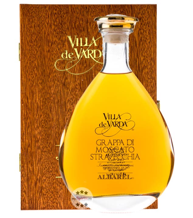 Villa de Varda Grappa Moscato Stravecchia-Albarel (40 % vol., 0,7 Liter) von Distilleria Villa de Varda