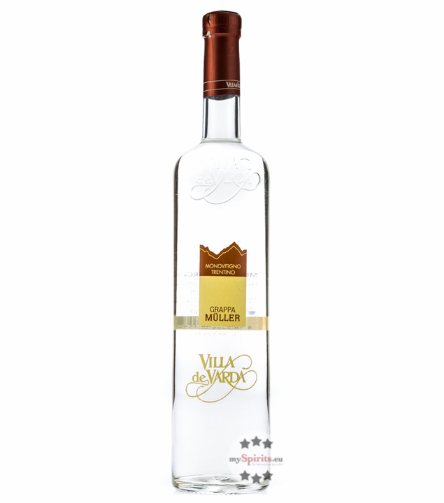 Villa de Varda Grappa Müller Thurgau Monovitigno (40 % vol., 0,7 Liter) von Distilleria Villa de Varda