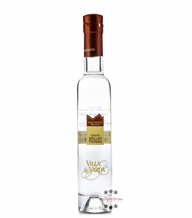 Villa de Varda Grappa Müller Thurgau Monovitigno  (40 % vol., 0,2 Liter) von Distilleria Villa de Varda