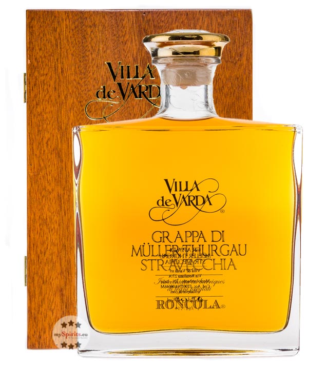 Villa de Varda Grappa Müller Thurgau Stravecchia-Roncola (40 % vol., 0,7 Liter) von Distilleria Villa de Varda