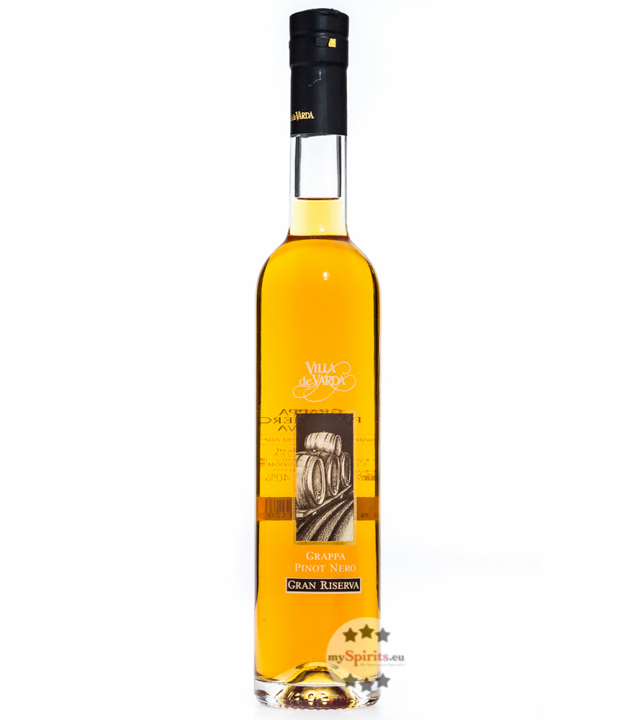 Villa de Varda Grappa Pinot Nero Riserva Mezzolitro  (40 % vol., 0,5 Liter) von Distilleria Villa de Varda