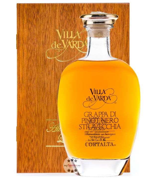 Villa de Varda Grappa Pinot Nero Stravecchia-Cortalta (40 % vol., 0,7 Liter) von Distilleria Villa de Varda