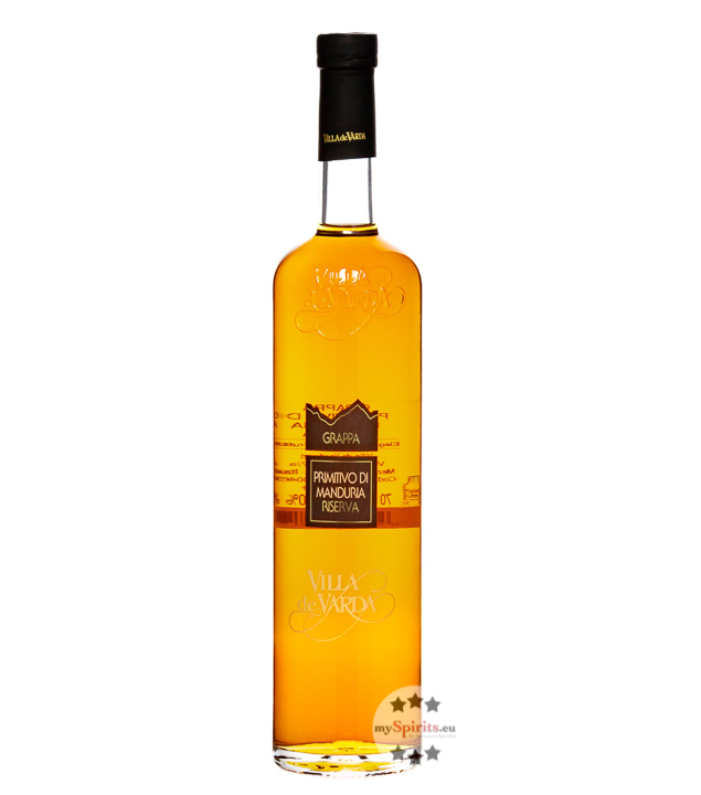 Villa de Varda Grappa Primitivo di Manduria Riserva (40 % Vol., 0,7 Liter) von Distilleria Villa de Varda