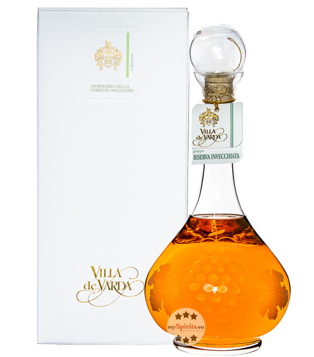 Villa de Varda Grappa Riserva Invecchiata Mormorio Della Foresta 1,5l (40 % Vol., 1,5 Liter) von Distilleria Villa de Varda