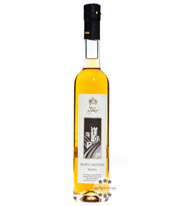 Villa de Varda Grappa Riserva Trentina Mezzolitro (40 % vol., 0,5 Liter) von Distilleria Villa de Varda