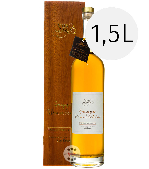 Villa de Varda Grappa Stravecchia Selezione Luigi Dolzan (40 % vol., 1,5 Liter) von Distilleria Villa de Varda