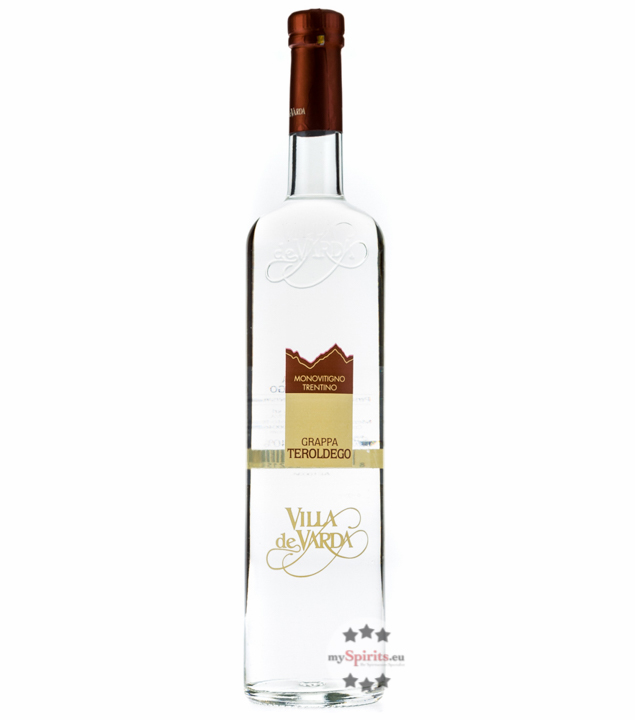 Villa de Varda Grappa Teroldego Monovitigno (40 % vol., 0,7 Liter) von Distilleria Villa de Varda