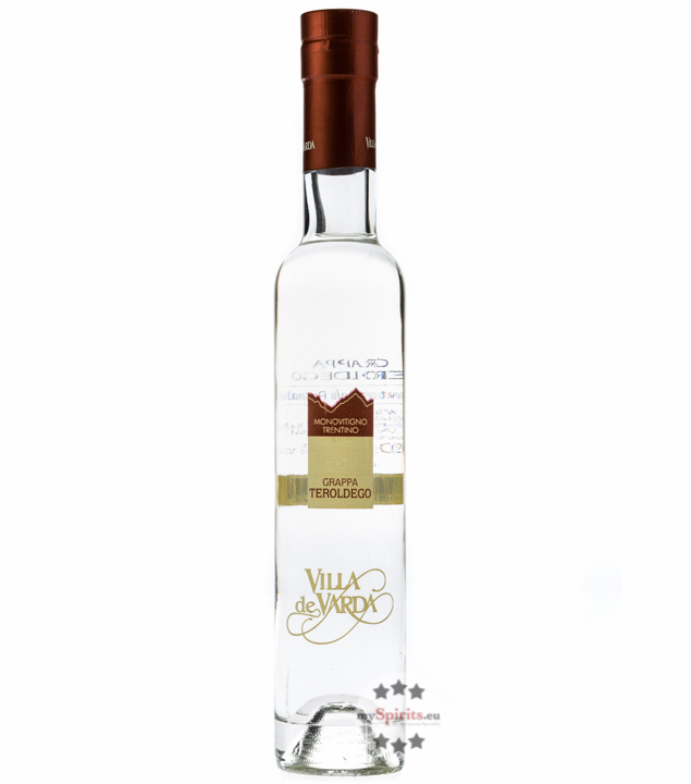 Villa de Varda Grappa Teroldego Monovitigno  (40 % vol., 0,2 Liter) von Distilleria Villa de Varda