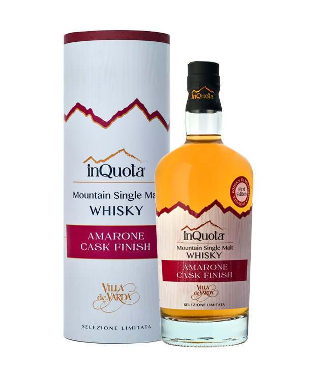 Villa de Varda InQuota Whisky Amarone Cask Finish (44,2 % vol, 0,7 Liter) von Distilleria Villa de Varda