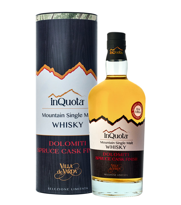 Villa de Varda InQuota Whisky Dolomiti Spruce Cask Finish (47,6 % vol, 0,7 Liter) von Distilleria Villa de Varda