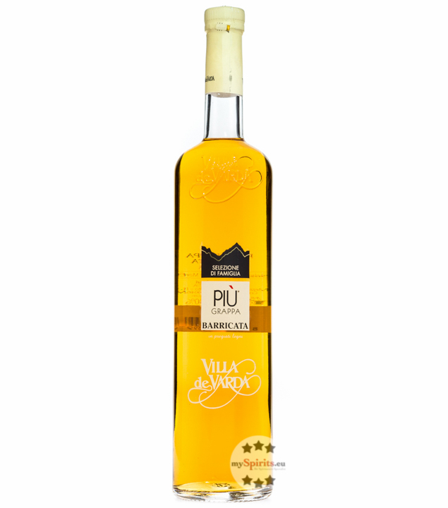 Villa de Varda Più Grappa Barricata (40 % vol., 0,7 Liter) von Distilleria Villa de Varda