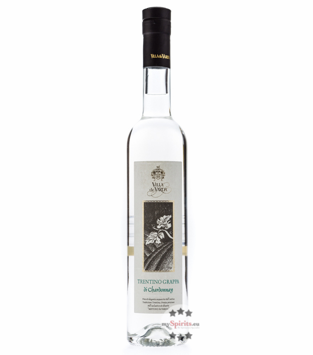 Villa de Varda Trentino Grappa di Chardonnay Mezzolitro (40 % vol., 0,5 Liter) von Distilleria Villa de Varda