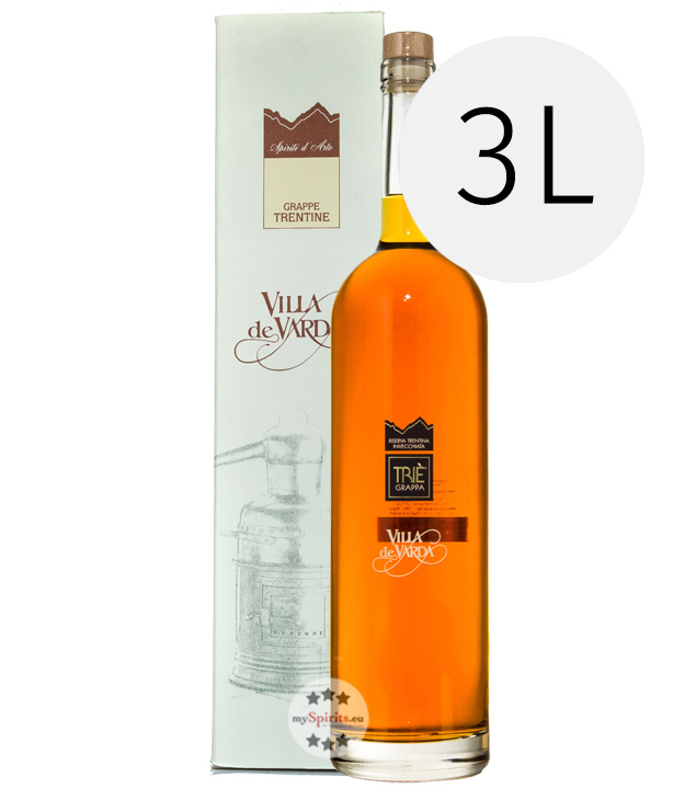 Villa de Varda Triè Grappa Riserva 3L (40 % vol., 3,0 Liter) von Distilleria Villa de Varda