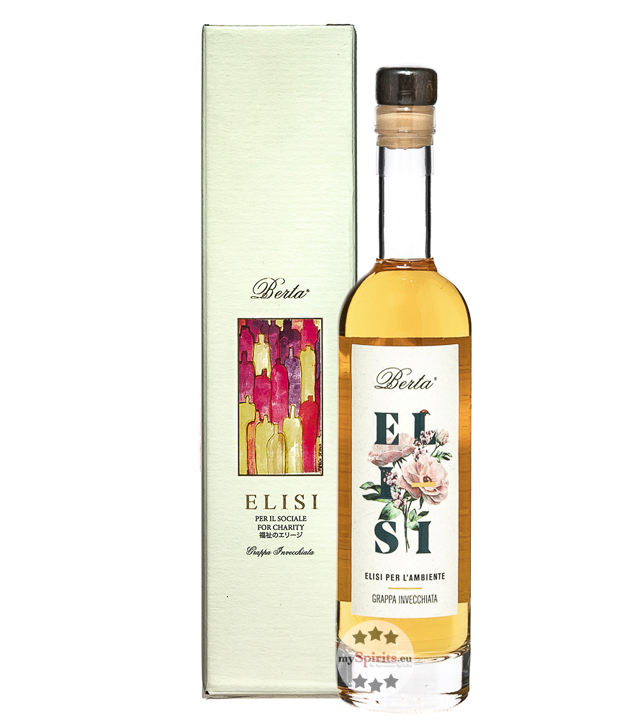 Berta Grappa Elisi Invecchiata  (43 % vol., 0,2 Liter) von Distillerie Berta