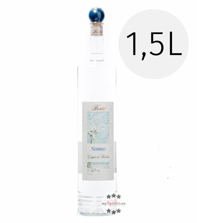 Berta Nibbio Grappa di Barbera 1,5 l (40 % vol., 1,5 Liter) von Distillerie Berta