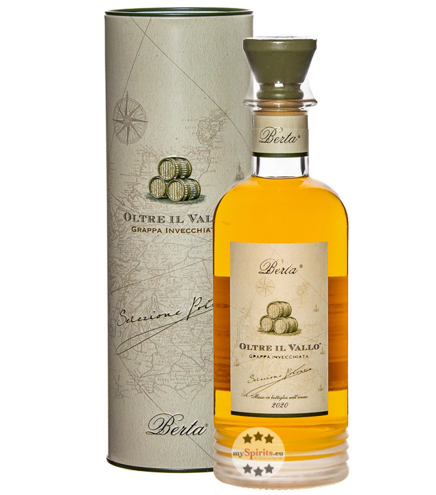 Berta Oltre Il Vallo - Grappa Invecchiata Whisky Finish (43 % vol., 0,7 Liter) von Distillerie Berta