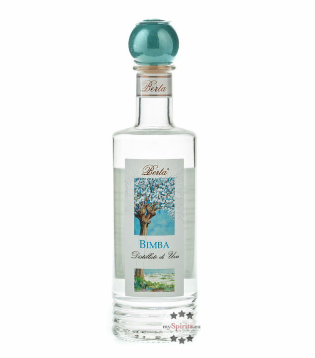 Grappa Berta Bimba Distillato di Uva  (40 % vol., 0,2 Liter) von Distillerie Berta