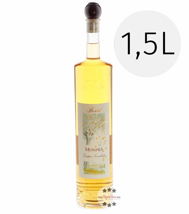 Grappa Berta Monprà Invecchiata 1,5 l Magnum (40 % vol., 1,5 Liter) von Distillerie Berta