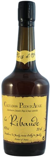 Calvados La Ribaude Hors d´Age 42° Vol. über 12 Jahre im Barrique gereift von Distillerie du Houley (1x0,7l), exzellenter Calvados aus der Normandie von Distillerie du Houley