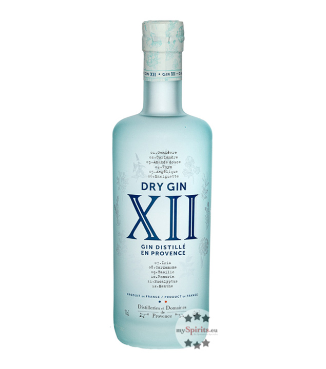 Dry Gin XII (42 % Vol., 0,7 Liter) von Distilleries et Domaines de Provence