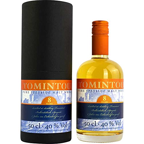 Whisky Tomintoul 8 Jahre Pure Speyside Malt Vegan Distillery Tomintoul Vereinigtes Königreich UK 500ml-Fl von Distillery Tomintoul