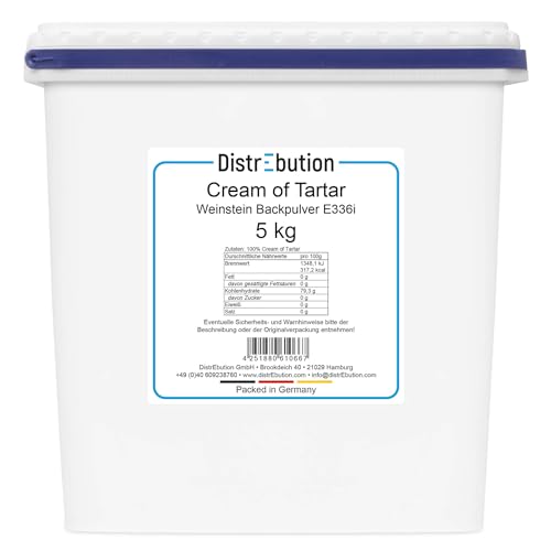 Weinstein 5kg Cream of Tartar Baiser Kaliumtartrat Weinstein 5kg Cream of Tartar Baiser Kaliumtartrat von DistrEbution