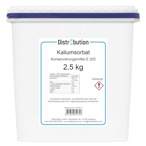 Kaliumsorbat 2,5 kg konservierungsmittel lebensmittelqualität E202 Kaliumsorbat 2,5 kg konservierungsmittel lebensmittelqualität E202 von DistrEbution