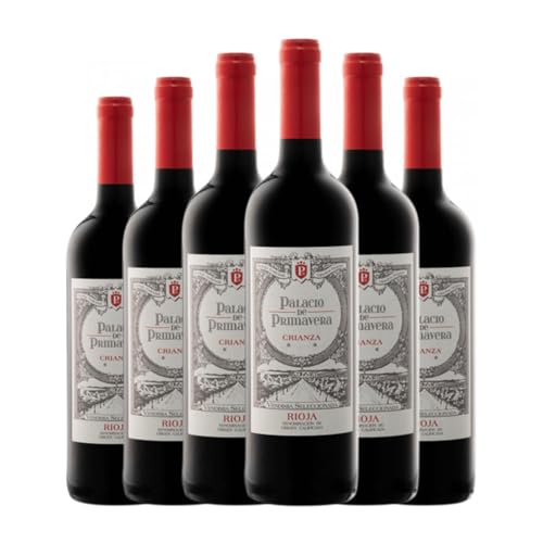 Burgo Viejo Palacio de Primavera Tempranillo Rioja Alterung 75 cl (Schachtel mit 6 Flaschen von 75 cl) von Distribuidor