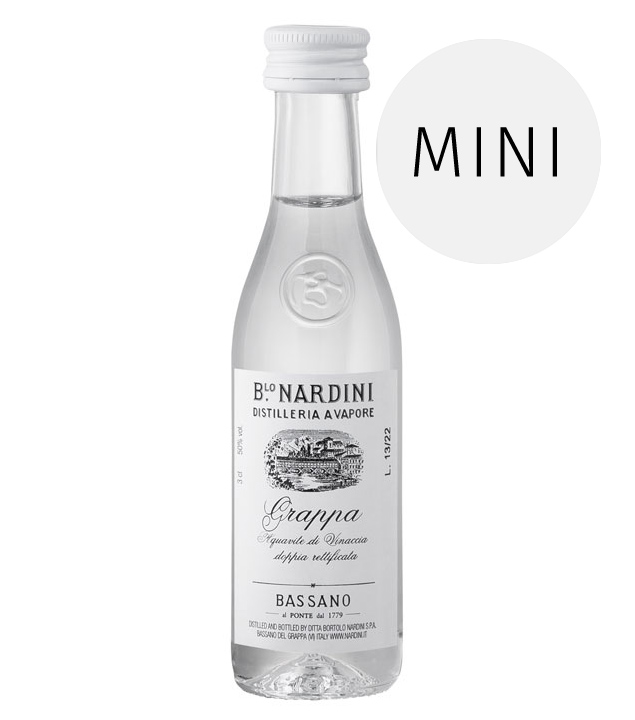 Nardini Grappa Bianca 50° - 0,03L (50% vol., 0,03 Liter) von Ditta Bortolo Nardini