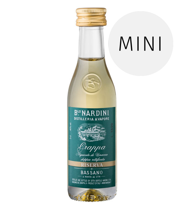 Nardini Grappa Riserva 40° - 0,03 L (40% vol., 0,03 Liter) von Ditta Bortolo Nardini