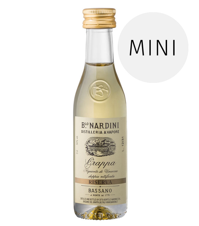 Nardini Grappa Riserva 50° - 0,03 L (50% vol., 0,03 Liter) von Ditta Bortolo Nardini