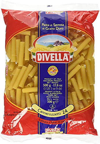10x Pasta Divella 100% Italienisch N° 24 Cannerozzetti 500g von Divella