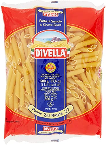 10x Pasta Divella 100% Italienisch N° 27 Penne Ziti Rigate 500g 10x Pasta Divella 100% Italienisch N° 27 Penne Ziti Rigate 500g von Divella