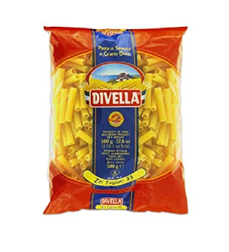 10x Pasta Divella 100% Italienisch N° 33 Ziti Tagliati 500g von Divella