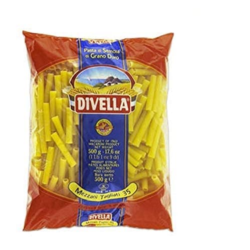 10x Pasta Divella 100% Italienisch N° 35 Mezzani Tagliati 500g von Divella