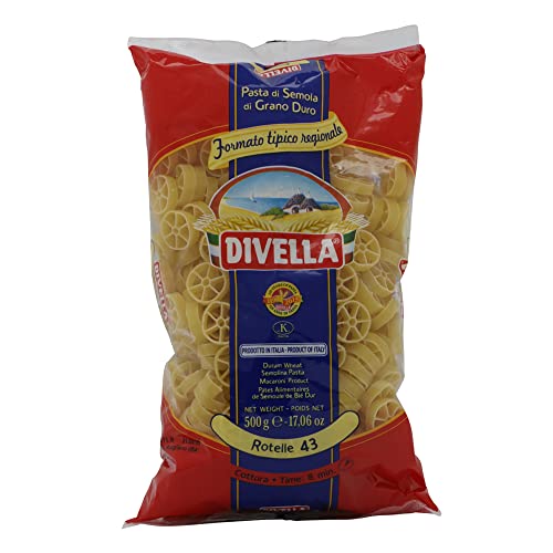 10x Pasta Divella 100% Italienisch N°43 Rotelle 500g von Divella
