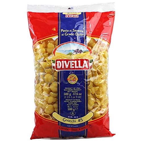 10x Pasta Divella 100% Italienisch N° 45 Gnocchi 500 g von Divella
