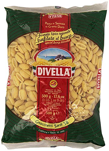 10x Pasta Divella 100% Italienisch N° 58 Gnocchetti Sardi 500 gr von Divella